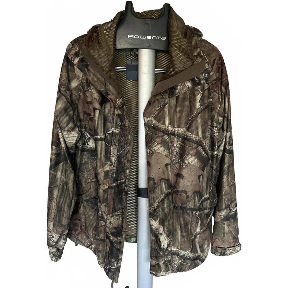 Cabela’s Gore-Tex Hunting Jacket Realtree Camo Waterproof Shell Men’s Medium